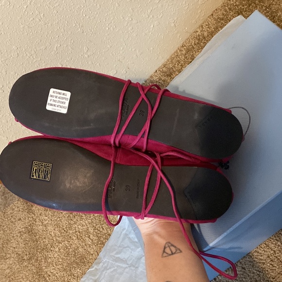 Authentic Prada lace up ballet flat - Picture 7 of 10